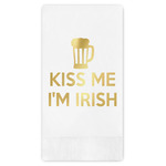 Kiss Me I'm Irish Guest Napkins - Foil Stamped