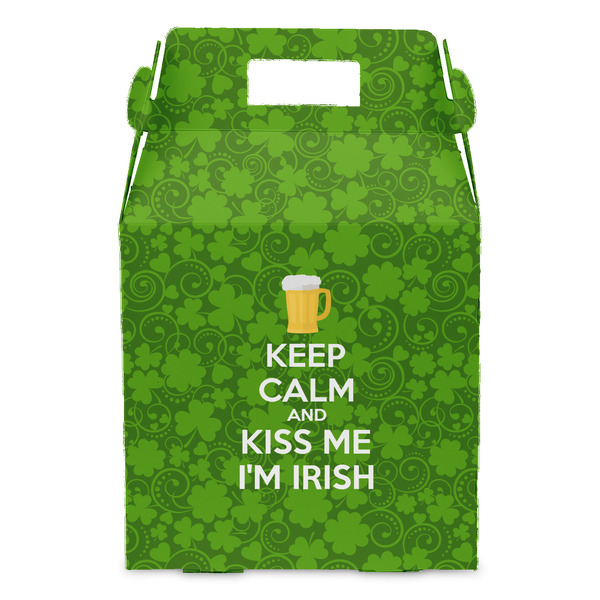 Kiss Me I'm Irish Gable Favor Box - Front