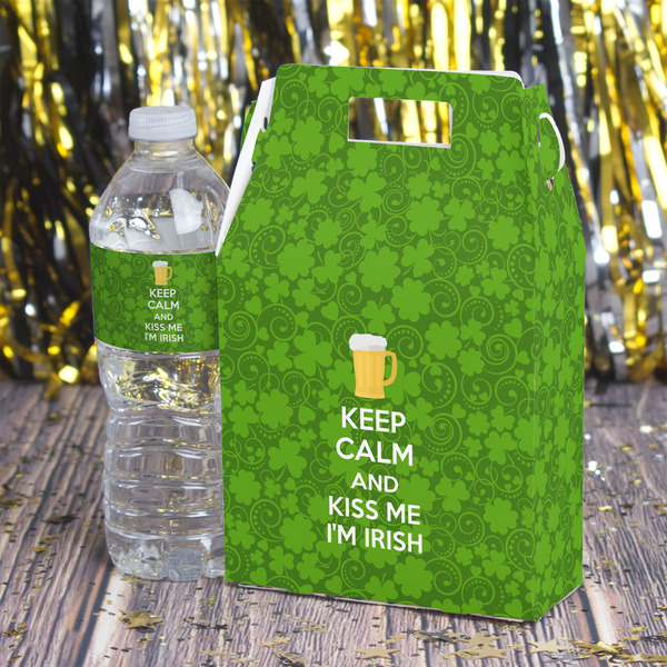 Kiss Me I'm Irish Gable Favor Box - In Context