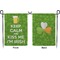 Kiss Me I'm Irish Garden Flag - Double Sided Front and Back