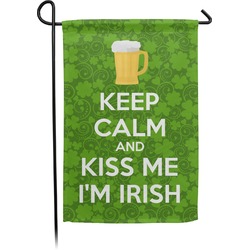 Kiss Me I'm Irish Small Garden Flag - Double Sided