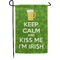 Kiss Me I'm Irish Small Garden Flag - Double Sided