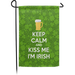 Kiss Me I'm Irish Garden Flag