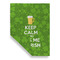 Kiss Me I'm Irish Garden Flags - Large - Double Sided - FRONT FOLDED