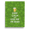 Kiss Me I'm Irish Garden Flags - Large - Double Sided - FRONT