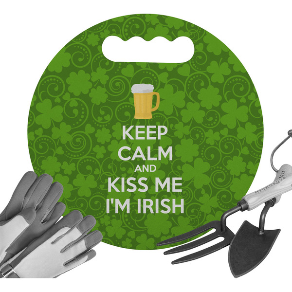 Custom Kiss Me I'm Irish Gardening Knee Cushion (Personalized)