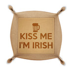 Kiss Me I'm Irish Genuine Leather Valet Tray