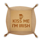 Kiss Me I'm Irish Genuine Leather Dice Tray
