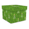 Kiss Me I'm Irish Gift Boxes with Lid - Canvas Wrapped - Large - Front/Main