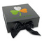 Kiss Me I'm Irish Gift Boxes with Magnetic Lid - Black - Front (angle)