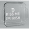 Kiss Me I'm Irish Glass Cake Dish - 8in x 8in