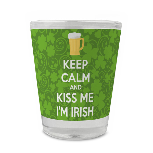 Kiss Me I'm Irish Glass Shot Glass - Standard - FRONT