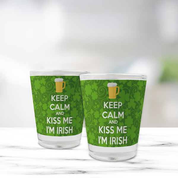 Kiss Me I'm Irish Glass Shot Glass - Standard - LIFESTYLE