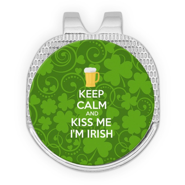 Kiss Me I'm Irish Golf Ball Hat Clip Marker - Apvl