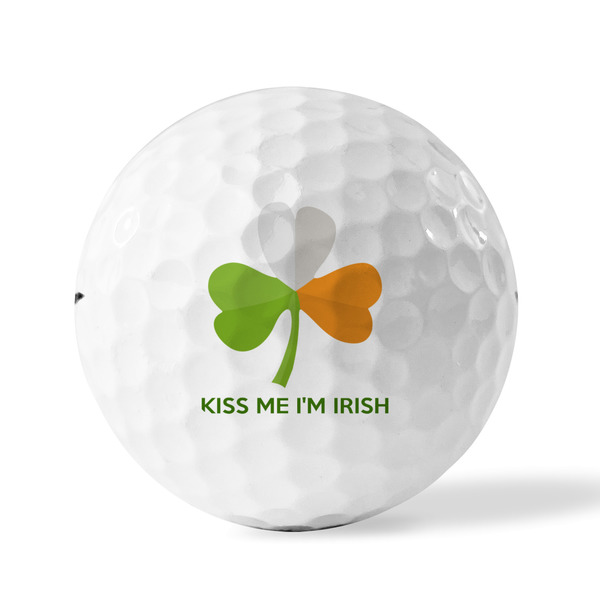 Kiss Me I'm Irish Golf Balls - Titleist - Set of 12 - FRONT
