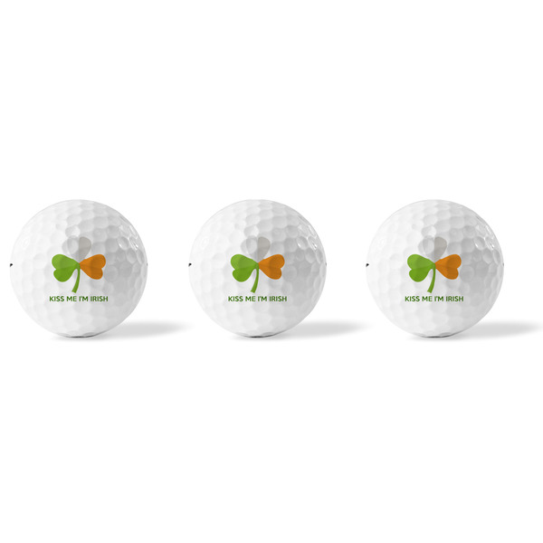 Kiss Me I'm Irish Golf Balls - Titleist - Set of 3 - APPROVAL