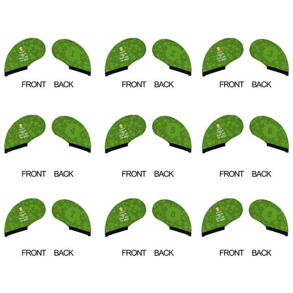 Kiss Me I'm Irish Golf Club Covers - APPROVAL (set of 9)