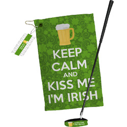 Kiss Me I'm Irish Golf Towel Gift Set (Personalized)