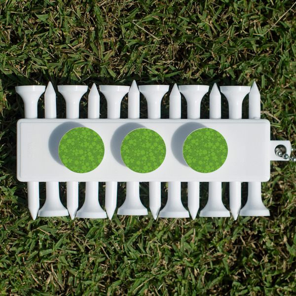 Kiss Me I'm Irish Golf Tees & Ball Markers Set - Back