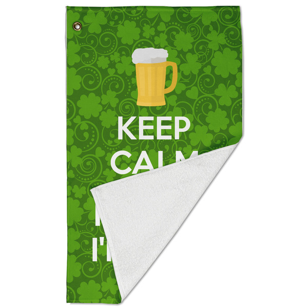 Kiss Me I'm Irish Golf Towel - Folded (Large)