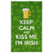 Kiss Me I'm Irish Golf Towel - Front (Large)