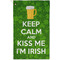 Kiss Me I'm Irish Golf Towel - Poly-Cotton Blend - Small