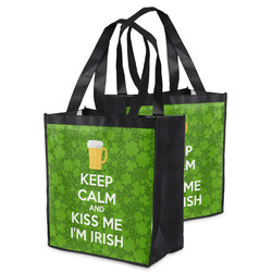 Kiss Me I'm Irish Grocery Bag (Personalized)