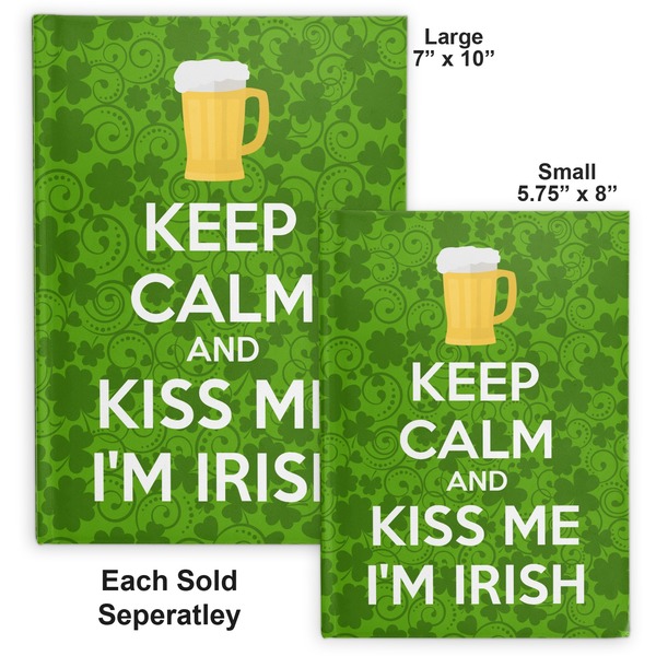 Kiss Me I'm Irish Hard Cover Journal - Compare