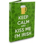 Kiss Me I'm Irish Hardbound Journal - 7.25" x 10" (Personalized)