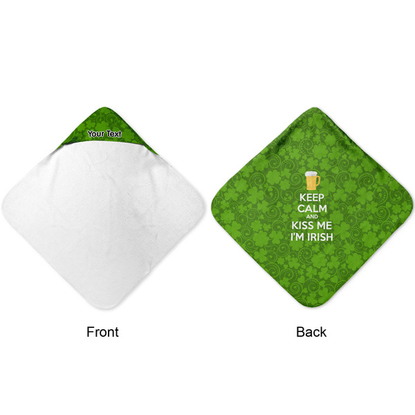 Kiss Me I'm Irish Hooded Baby Towel- Approval