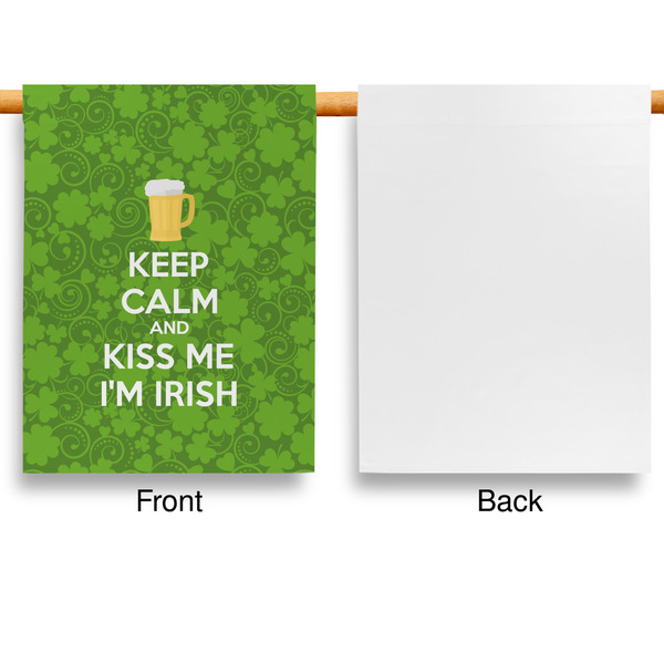 Kiss Me I'm Irish House Flags - Single Sided - APPROVAL