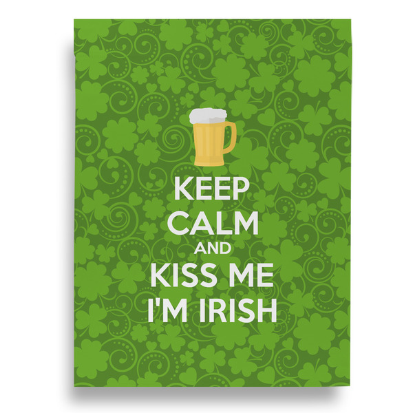 Kiss Me I'm Irish House Flags - Single Sided - FRONT