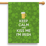 Kiss Me I'm Irish 28" House Flag