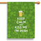 Kiss Me I'm Irish House Flags - Single Sided - PARENT MAIN