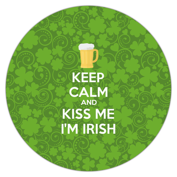 Kiss Me I'm Irish Icing Circle - Large - Single