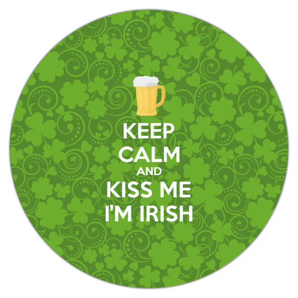 Kiss Me I'm Irish Icing Circle - Small - Single