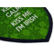 Kiss Me I'm Irish Iron on Shield 3 Detail