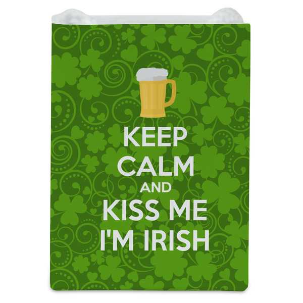Kiss Me I'm Irish Jewelry Gift Bag - Gloss - Front