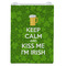 Kiss Me I'm Irish Jewelry Gift Bag - Gloss - Front