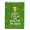 Kiss Me I'm Irish Jewelry Gift Bag - Matte - Front