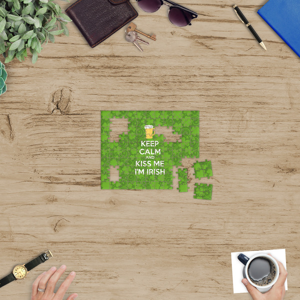 Kiss Me I'm Irish Jigsaw Puzzle 110 Piece - In Context