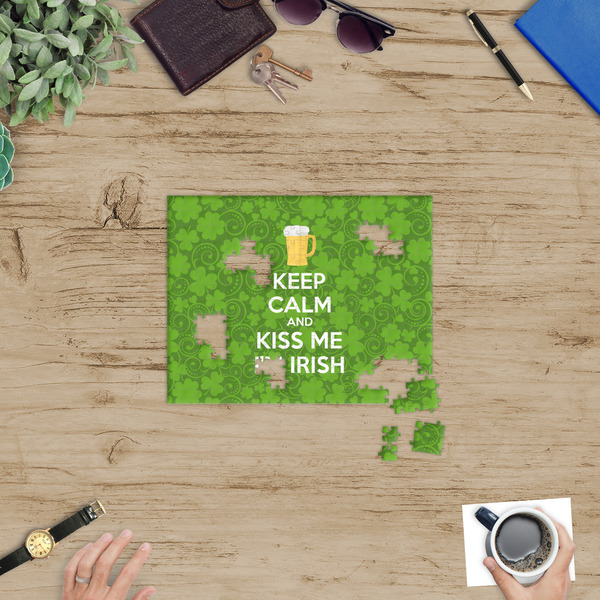 Kiss Me I'm Irish Jigsaw Puzzle 252 Piece - In Context