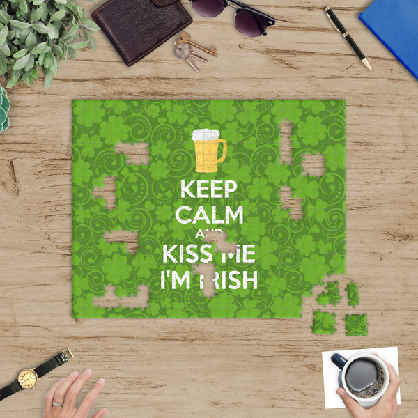 Kiss Me I'm Irish Jigsaw Puzzle 500 Piece - In Context