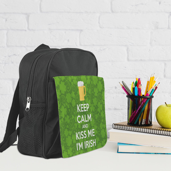 Kiss Me I'm Irish Kid's Backpack - Lifestyle