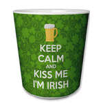 Kiss Me I'm Irish Plastic Tumbler 6oz (Personalized)
