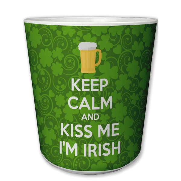Custom Kiss Me I'm Irish Plastic Tumbler 6oz (Personalized)