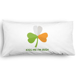 Kiss Me I'm Irish Pillow Case - King - Graphic
