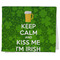 Kiss Me I'm Irish Kitchen Towel - Poly Cotton - Folded Half
