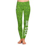Kiss Me I'm Irish Ladies Leggings - Extra Small (Personalized)