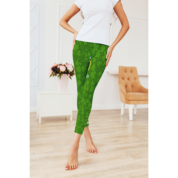 Kiss Me I'm Irish Ladies Leggings - LIFESTYLE 2